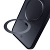 3MK Smoke Case Mag&Stand telefono dėklas Samsung Galaxy S25+, juodas