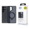 3MK Smoke Case Mag&Stand telefono dėklas Samsung Galaxy S25 Ultra, juodas
