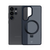 3MK Smoke Case Mag&Stand telefono dėklas Samsung Galaxy S25 Ultra, juodas