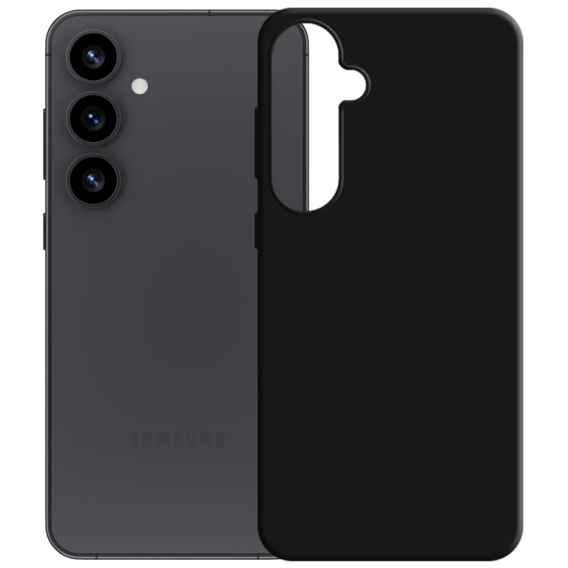 3MK Silicone Case silikoninis dėklas Samsung Galaxy S25, juodas