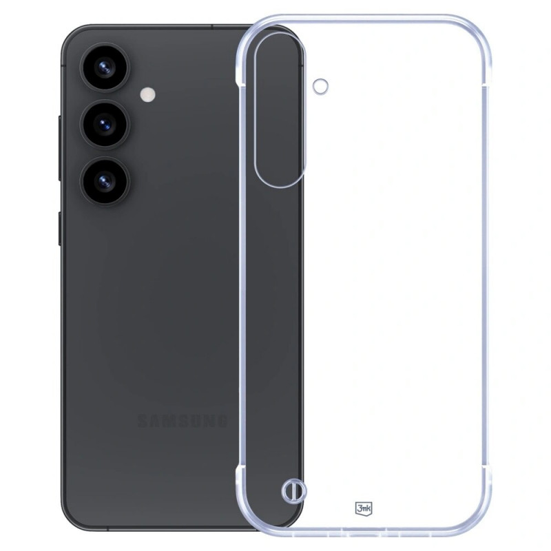 3mk Just20g Clear Case dėklas, skirtas Samsung Galaxy S25+, skaidrus