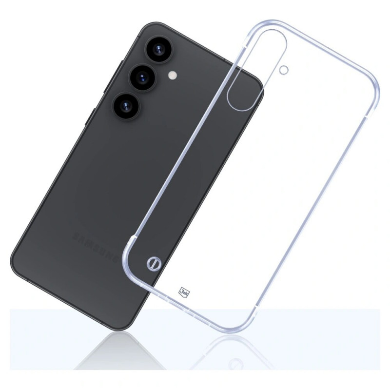 3mk Just20g Clear Case dėklas, skirtas Samsung Galaxy S25+, skaidrus