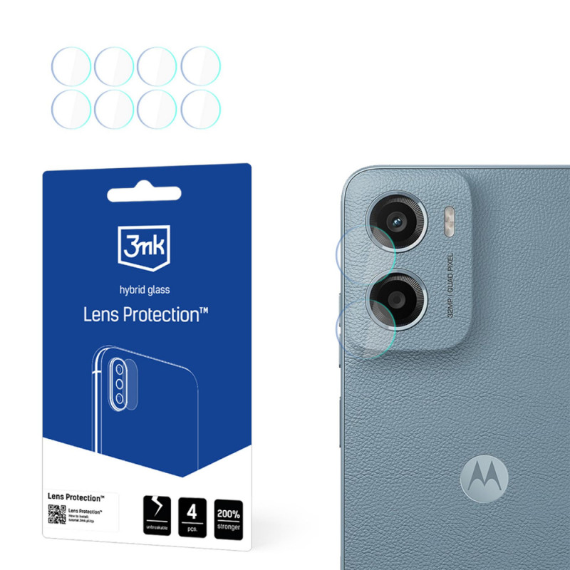 3MK Lens Protection fotoaparato objektyvo apsauga Motorola Moto E15 (4 vnt.)