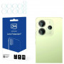 3MK Lens Protection hibridinis kameros stikliukas Xiaomi Redmi Note 14 4G (4 vnt.)