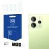 3MK Lens Protection hibridinis kameros stikliukas Xiaomi Redmi Note 14 4G (4 vnt.)