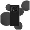 3MK Silicone Case silikoninis dėklas, skirtas Xiaomi Redmi Note 14 Pro 5G, juodas