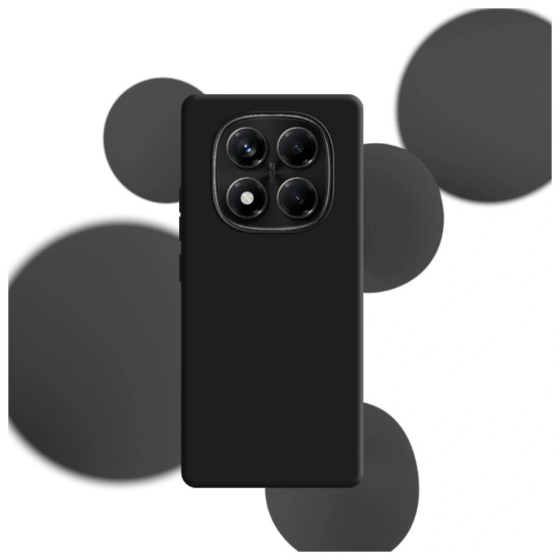 3MK Silicone Case silikoninis dėklas, skirtas Xiaomi Redmi Note 14 Pro 5G, juodas
