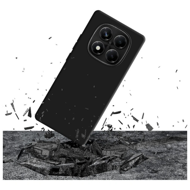 3MK Silicone Case silikoninis dėklas, skirtas Xiaomi Redmi Note 14 Pro 5G, juodas