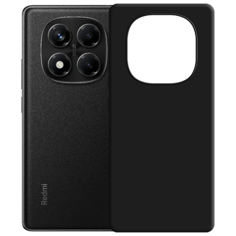 3MK Silicone Case silikoninis dėklas, skirtas Xiaomi Redmi Note 14 Pro 5G, juodas