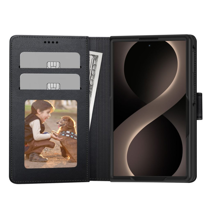 Tech-Protect Wallet dėklas-piniginė, skirtas Samsung Galaxy Z Fold 8, juodas