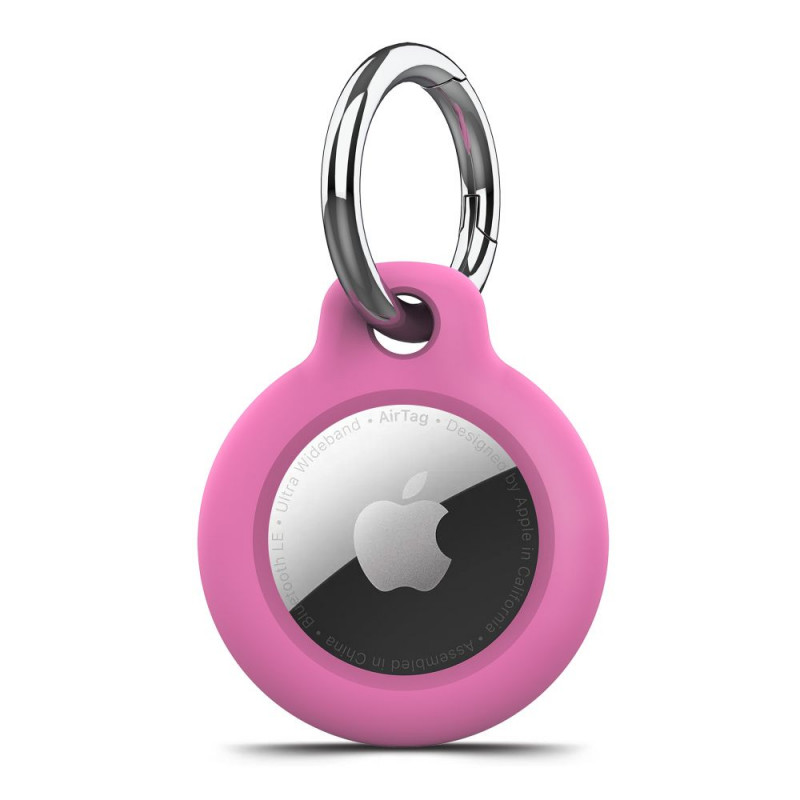 Tech-Protect Rough apsauginis raktų pakabukas, skirtas Apple AirTag 1 / 2, rožinis