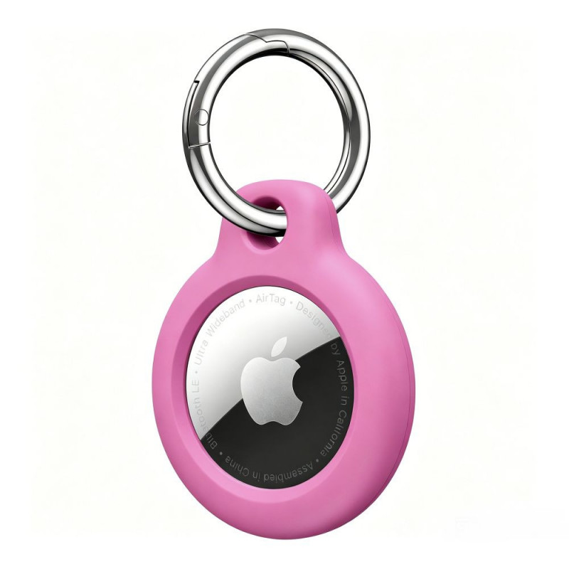 Tech-Protect Rough apsauginis raktų pakabukas, skirtas Apple AirTag 1 / 2, rožinis
