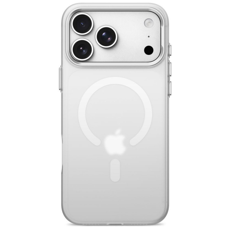 Tech-Protect MagZero MagSafe dėklas, skirtas Apple iPhone 17 Pro / 18 Pro, matinis baltas