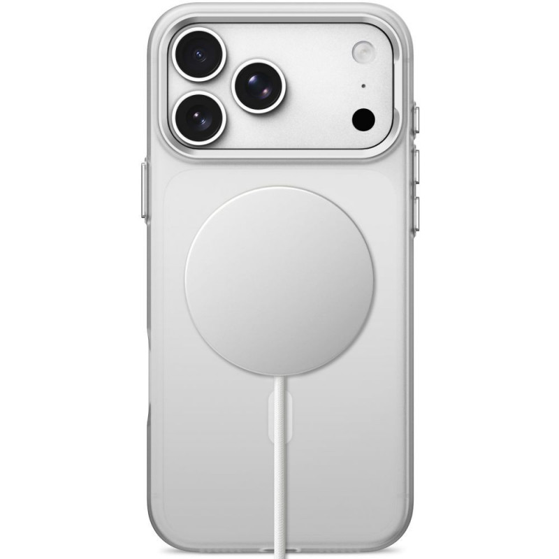 Tech-Protect MagZero MagSafe dėklas, skirtas Apple iPhone 17 Pro / 18 Pro, matinis baltas