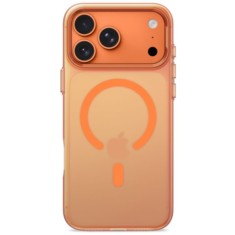 Tech-Protect MagZero MagSafe dėklas, skirtas Apple iPhone 17 Pro / 18 Pro, matinis Cosmic Orange