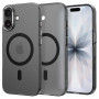 Tech-Protect MagZero MagSafe dėklas, skirtas Apple iPhone 17, matinis juodas
