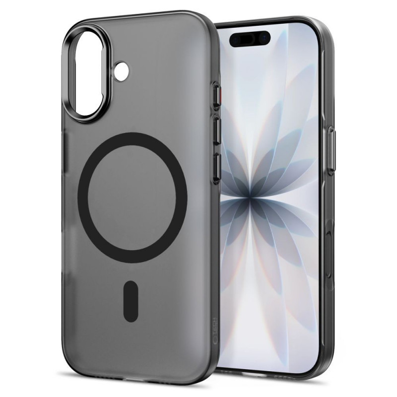 Tech-Protect MagZero MagSafe dėklas, skirtas Apple iPhone 17, matinis juodas