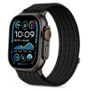 Tech-Protect Nylon Sport dirželis, skirtas Apple Watch 44/45/46/49 mm, juodas