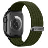 Tech-Protect Nylon Sport dirželis, skirtas Apple Watch 44/45/46/49 mm, tamsiai žalias