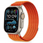 Tech-Protect Nylon Sport dirželis, skirtas Apple Watch 44/45/46/49 mm, oranžinis