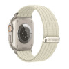 Tech-Protect Nylon Sport dirželis Apple Watch 8 / 9 / 10 / 11 / SE / Ultra 44 / 45 / 46 / 49 mm laikrodžiams, Starlight