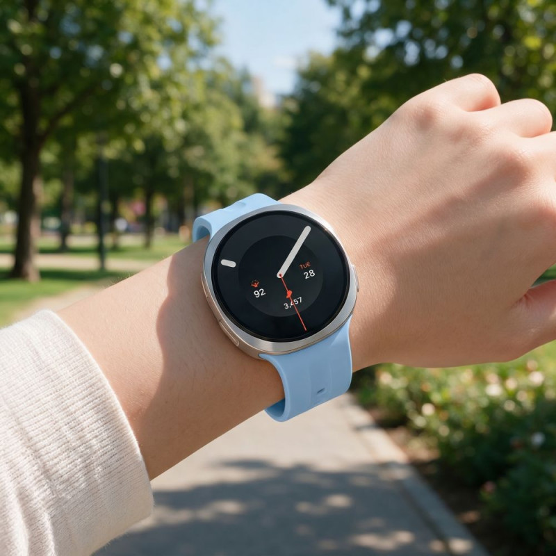 Tech-Protect Silicone Evo dirželis Samsung Galaxy Watch 8 / 9 / Classic 40 / 44 / 46 mm laikrodžiams, šviesiai mėlynas