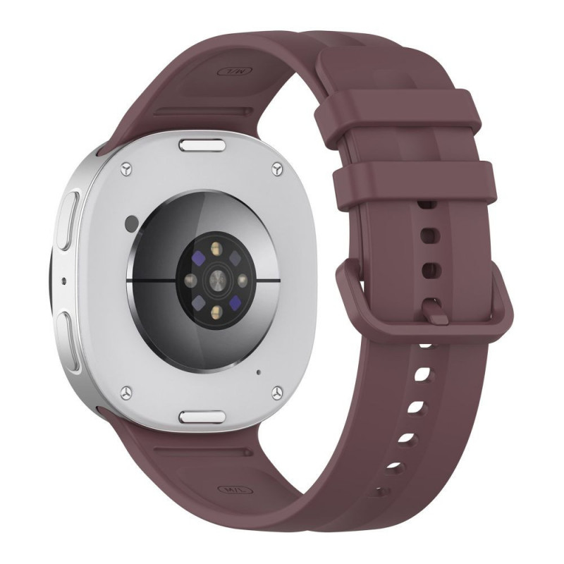Tech-Protect Silicone Evo dirželis Samsung Galaxy Watch 8 / 9 / Classic 40 / 44 / 46 mm laikrodžiams, aksominės slyvos spalvos