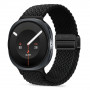 Tech-Protect NylonMag dirželis Samsung Galaxy Watch 8 / 9 / Classic 40 / 44 / 46 mm laikrodžiams, juodas