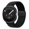 Tech-Protect NylonMag dirželis Samsung Galaxy Watch 8 / 9 / Classic 40 / 44 / 46 mm laikrodžiams, juodas