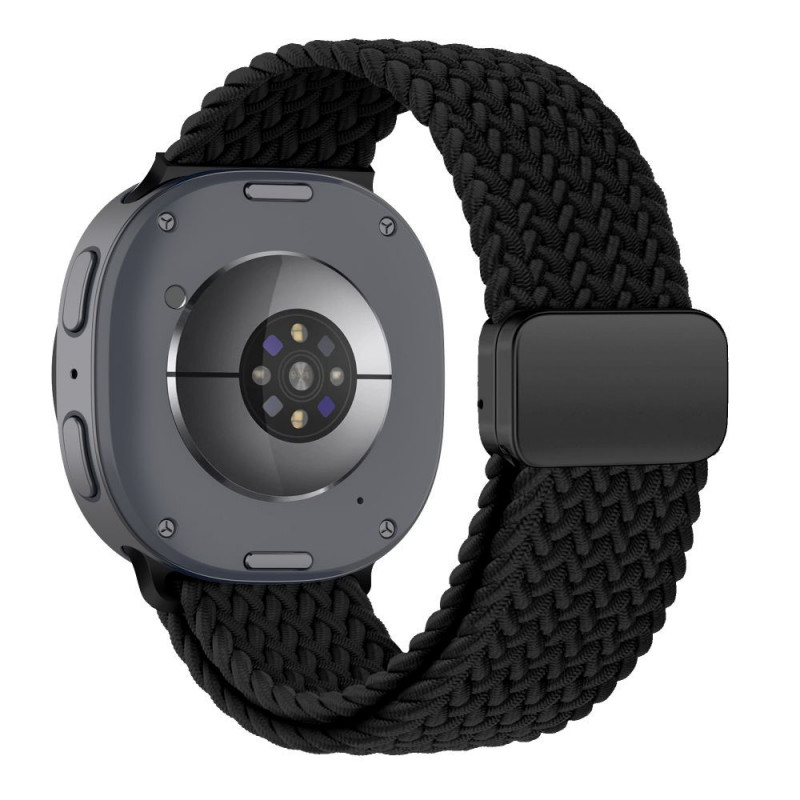 Tech-Protect NylonMag dirželis Samsung Galaxy Watch 8 / 9 / Classic 40 / 44 / 46 mm laikrodžiams, juodas