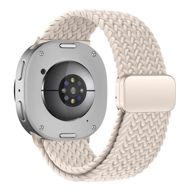 Tech-Protect NylonMag dirželis Samsung Galaxy Watch 8 / 9 / Classic 40 / 44 / 46 mm laikrodžiams, Starlight