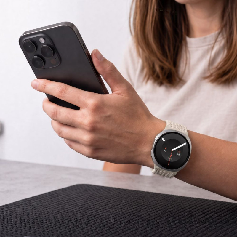Tech-Protect NylonMag dirželis Samsung Galaxy Watch 8 / 9 / Classic 40 / 44 / 46 mm laikrodžiams, Starlight