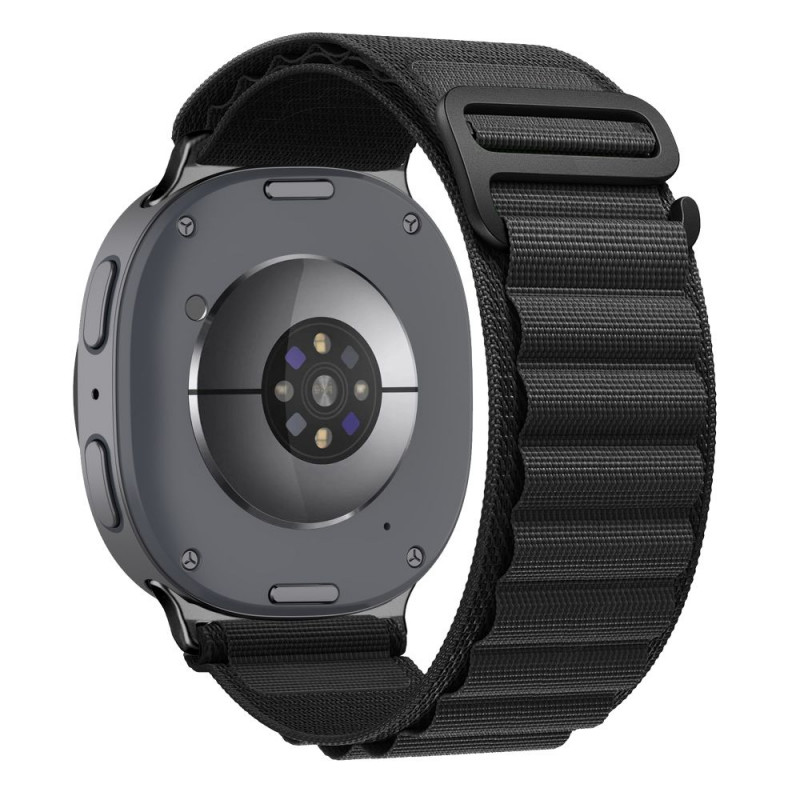 Tech-Protect Nylon Pro dirželis Samsung Galaxy Watch 8 / 9 / Classic 40 / 44 / 46 mm laikrodžiams, juodas