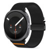 Tech-Protect Nylon Clasp laikrodžio dirželis, skirtas Samsung Galaxy Watch 8 / 9 / Classic 40 / 44 / 46 mm, juodas