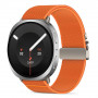 Tech-Protect Nylon Clasp laikrodžio dirželis, skirtas Samsung Galaxy Watch 8 / 9 / Classic 40 / 44 / 46 mm, oranžinis