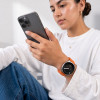 Tech-Protect Nylon Clasp laikrodžio dirželis, skirtas Samsung Galaxy Watch 8 / 9 / Classic 40 / 44 / 46 mm, oranžinis