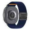 Tech-Protect Nylon Clasp laikrodžio dirželis, skirtas Samsung Galaxy Watch 8 / 9 / Classic 40 / 44 / 46 mm, tamsiai mėlynas