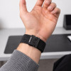 Tech-Protect Nylon Clasp laikrodžio dirželis, skirtas Samsung Galaxy Watch Ultra 1 / 2 2024-2026 47 mm, juodas
