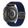 Tech-Protect Nylon Clasp laikrodžio dirželis, skirtas Samsung Galaxy Watch Ultra 1 / 2 2024-2026 47 mm, tamsiai mėlynas