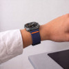 Tech-Protect Nylon Clasp laikrodžio dirželis, skirtas Samsung Galaxy Watch Ultra 1 / 2 2024-2026 47 mm, tamsiai mėlynas