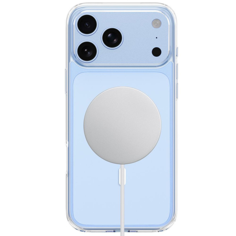 Tech-Protect FlexAir Hybrid MagSafe dėklas su grūdintu stiklu (2 vnt.) telefonui Apple iPhone 17 Pro / 18 Pro, skaidrus