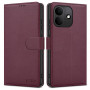 Tech-Protect Wallet dėklas, skirtas Xiaomi Redmi Note 17 Pro 5G, bordo spalvos