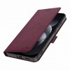 Tech-Protect Wallet dėklas, skirtas Xiaomi Redmi Note 17 Pro 5G, bordo spalvos