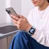 Tech-Protect Silicone dirželis, skirtas Apple Watch 8/9/10/11/12/SE 40/41/42 mm, mėlynas