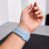 Tech-Protect Silicone dirželis, skirtas Apple Watch 8/9/10/11/12/SE 40/41/42 mm, mėlynas