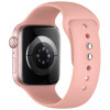 Tech-Protect Silicone dirželis, skirtas Apple Watch 8/9/10/11/12/SE/Ultra 44/45/46/49 mm, dulkių rožės spalvos