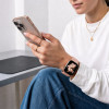 Tech-Protect Silicone dirželis, skirtas Apple Watch 8/9/10/11/12/SE/Ultra 44/45/46/49 mm, dulkių rožės spalvos