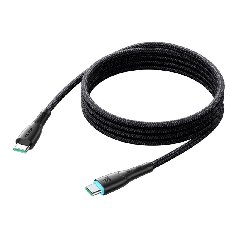 Joyroom Starry Series SA32-CC3 USB-C - USB-C kabelis, 60 W, 480 Mbps, 1 m, juodas