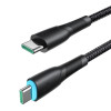 Joyroom Starry Series SA32-CC3 USB-C - USB-C kabelis, 60 W, 480 Mbps, 1 m, juodas