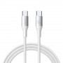 Joyroom Flash Series S-A28 USB-C - USB-C kabelis, 60 W, 480 Mbps, 1 m, baltas